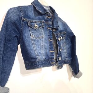 Girls Justice Size Large/12 Denim Jean Jacket